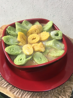 Foto resep Dadar gunting gula merah susu