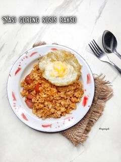 Foto resep Nasi Goreng Sosis Bakso