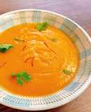 Soup bí đỏ nghệ tây