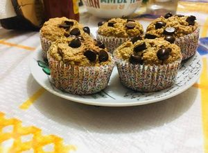 Una foto de Muffins de avena y plátano