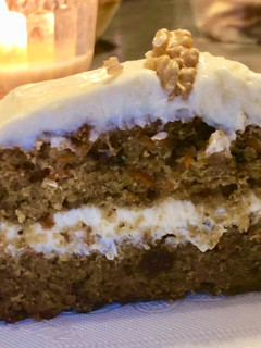 Una foto de Carrot cake