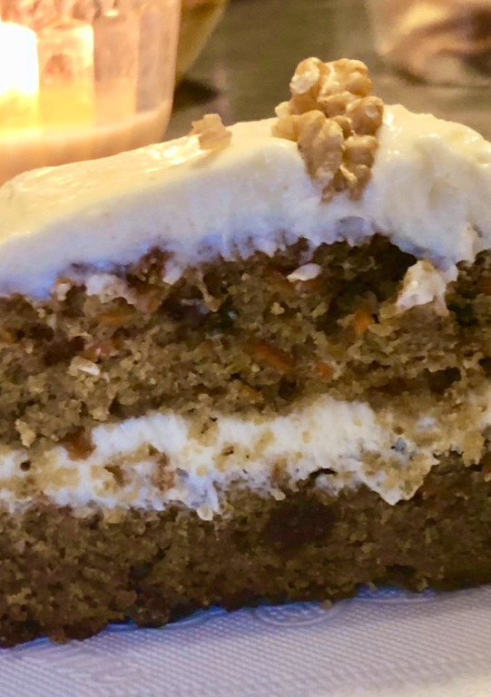 Una foto de Carrot cake