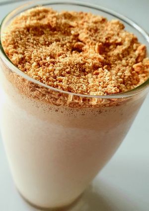 Foto resep Es Susu Kurma Biskuit