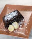 Brownie fit chocolate - plátano - coco {FitKen}
