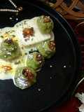 Paneer paan kalash in kesriya Rabdi