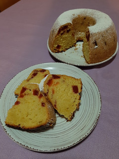 Una foto de Budín con dulce de Membrillo