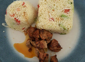 Una foto de Cuscús con carne