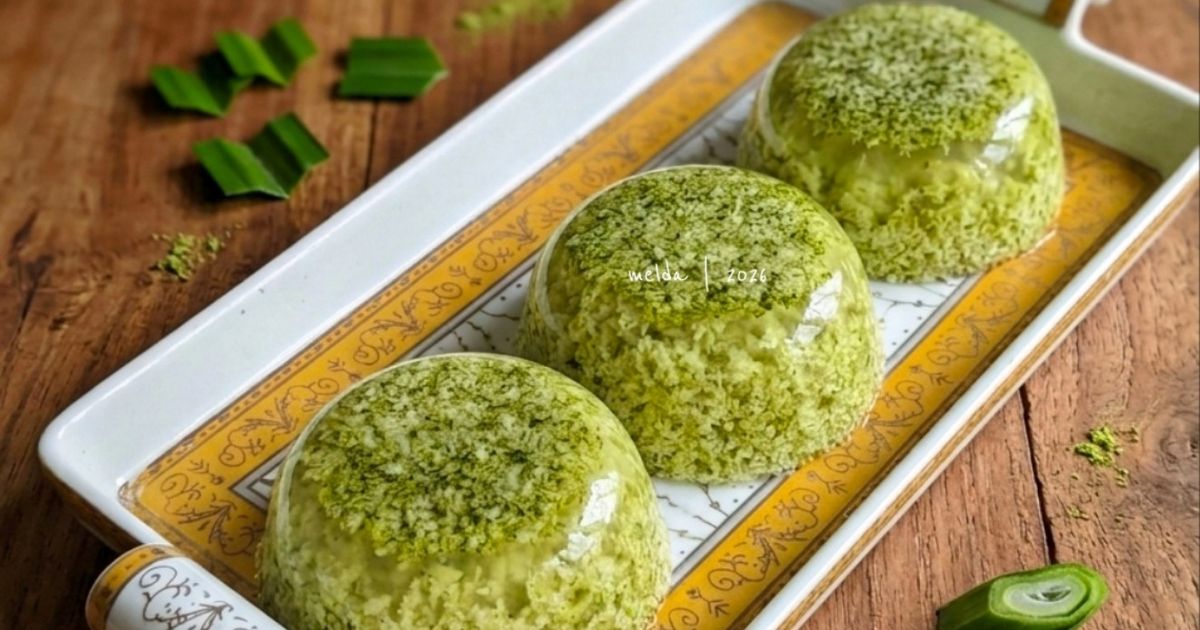 Puding Lumut Tape Ketan