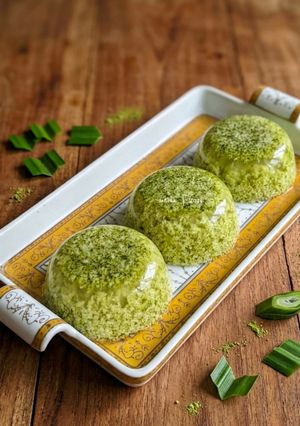 Foto resep Puding Lumut Tape Ketan