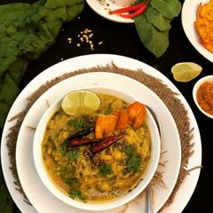 A picture of Dal Palak Khichdi.