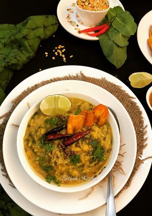 A picture of Dal Palak Khichdi.