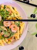 Garganelli alle mazzancolle e rucola
