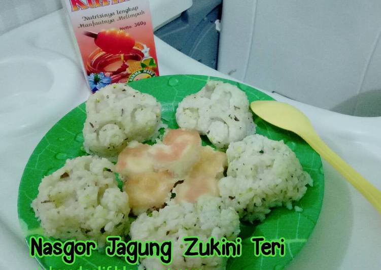 Nasgor Jagung Teri Medan (toddler meal)