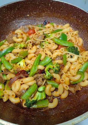 Gambar Pasta goreng simple my mom style