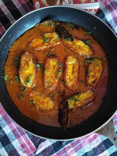 A picture of Veg Anda curry.