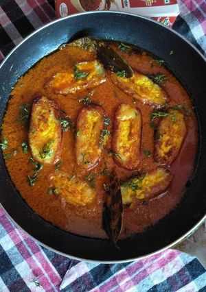 A picture of Veg Anda curry.