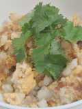 Singapore fried carrot cake