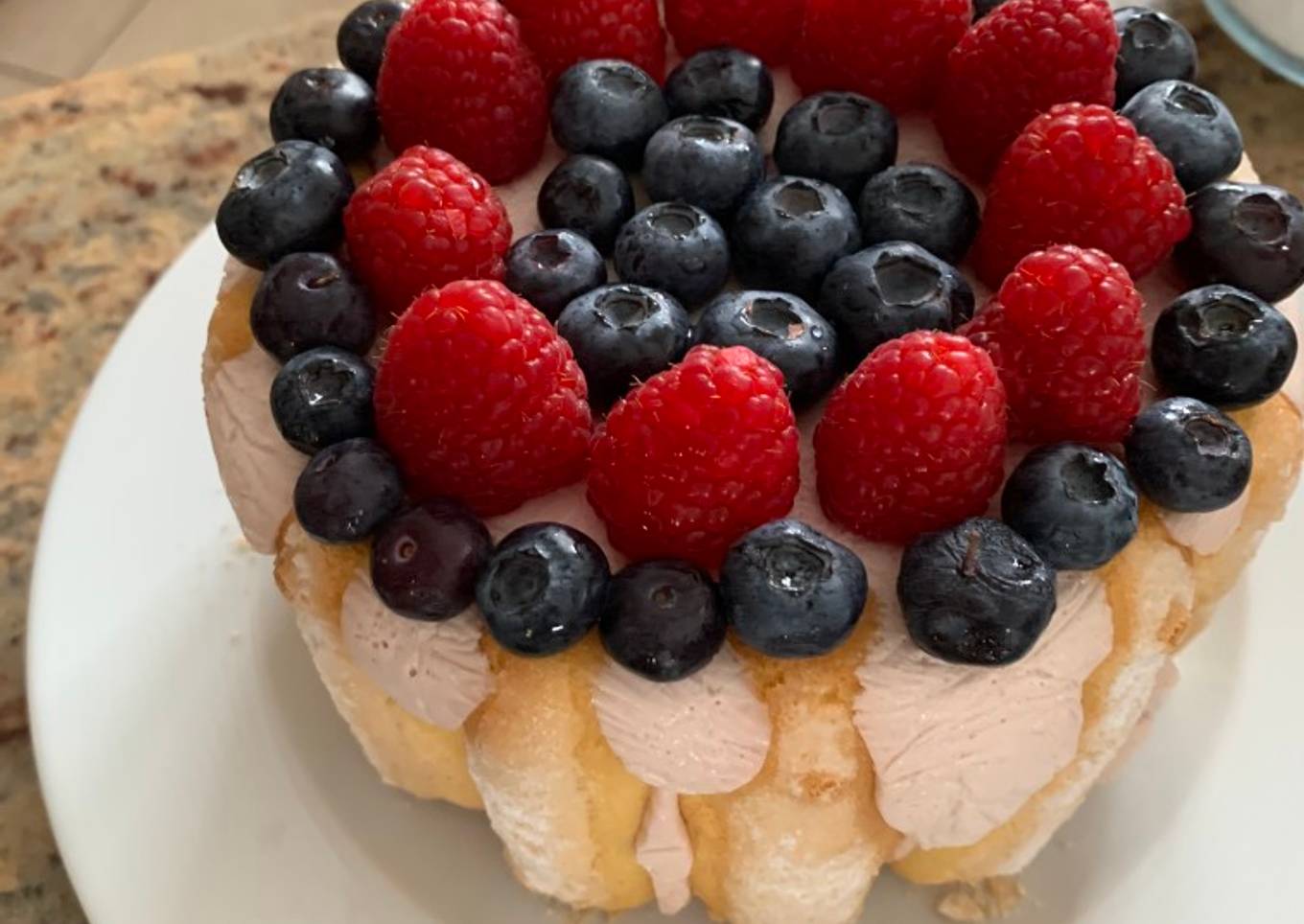 Charlotte aux fruits et mascarpone