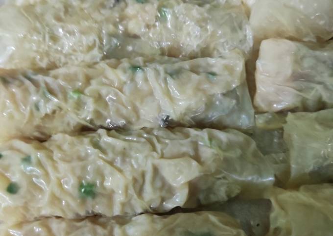 Cara membuat Lumpia ayam kulit tahu Cara membuat Lumpia ayam kulit tahu