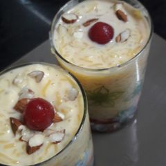 A picture of Kesar kulfi falooda.