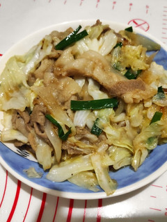 薑燒猪肉炒高麗菜~簡單隨手做 的食譜成品照片