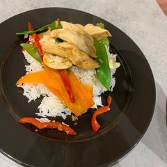 A picture of Tony’s Chicken stir Fry.