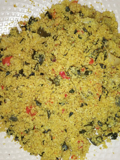 A picture of Dambun Couscous (Steamed couscous).