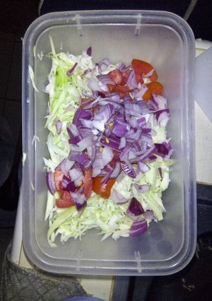 A picture of Healthy salad.