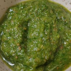 A picture of Quick Kadi Pata chutney.