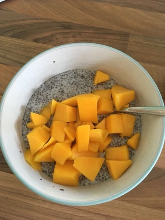 Easy Steps to Prepare Chia pudding with mango the Awesome  Tasty