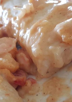 A picture of Cajun Shrimp Enchiladas.