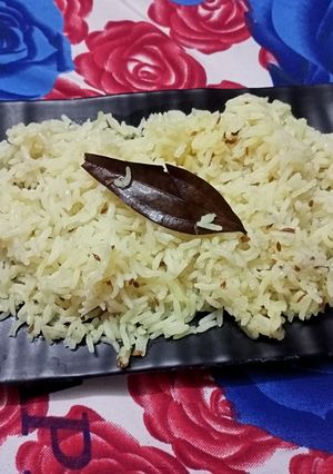 A picture of Jeera rice.