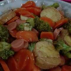 A picture of Egg tofu brokolii😄.