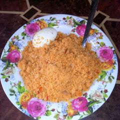 A picture of Jellof couscous.