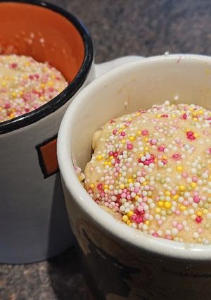 A picture of Starry Microwave Mug Cake.