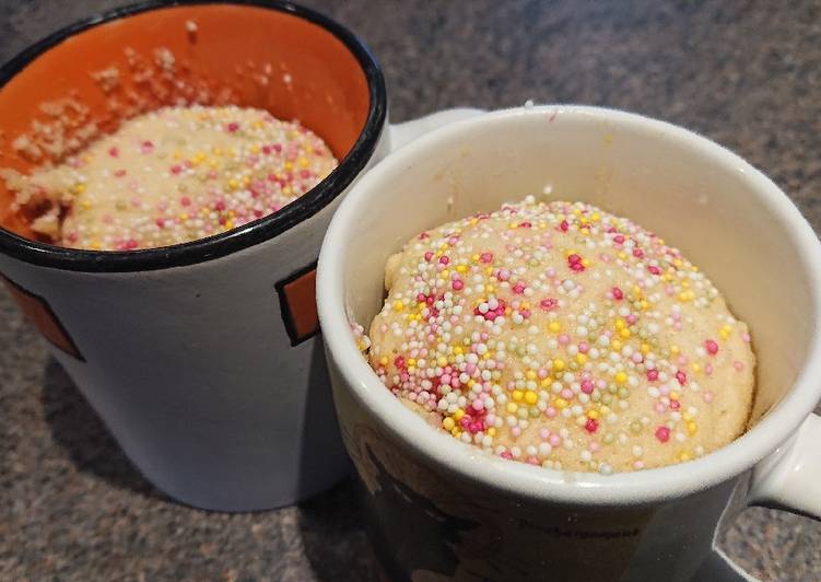 Starry Microwave Mug Cake