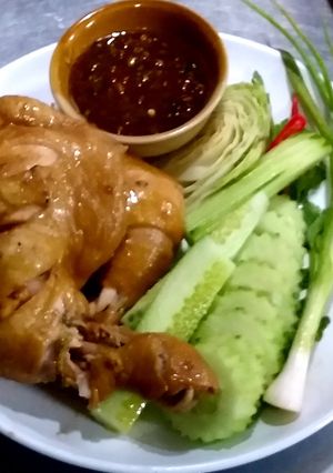 รูปของ ไก่ตุ๋นเห็ดหอม