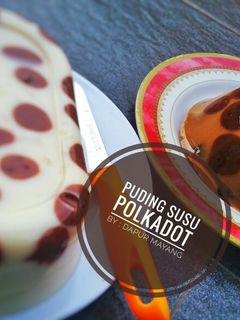 Foto resep Puding susu polkadot