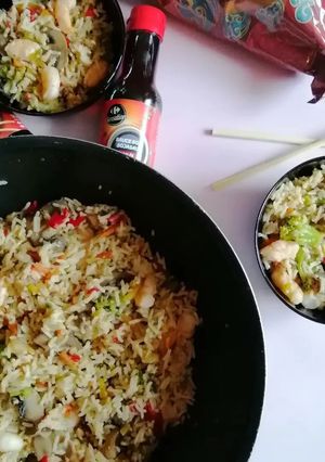 A picture of 🍤 Shrimp Fried Rice 🍤.