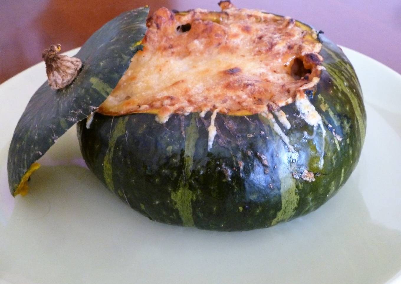 Potimarron vert au fonio