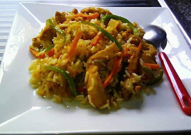 Recipe of Ultimate Shredded Chicken in Rice #myricedishcontest