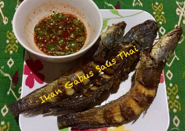 Ikan Gabus Saus Thai
