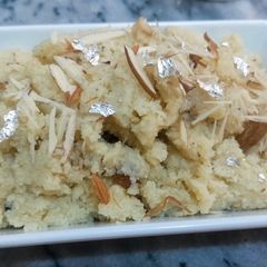 A picture of Suji ka special halwa.