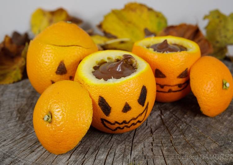 Pas à Préparer Préférée Danette au chocolat d’Halloween