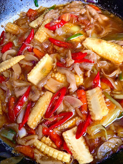 Foto resep Tumis Jamur Tiram dan Putren Jagung