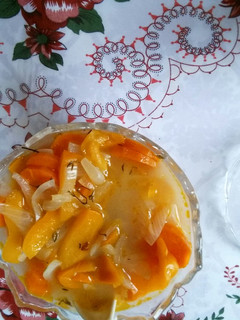 Una foto de Chile de manzana curtido