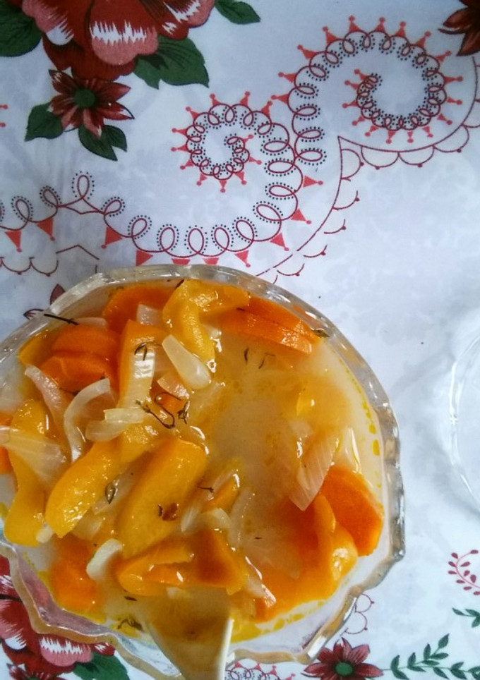 Una foto de Chile de manzana curtido