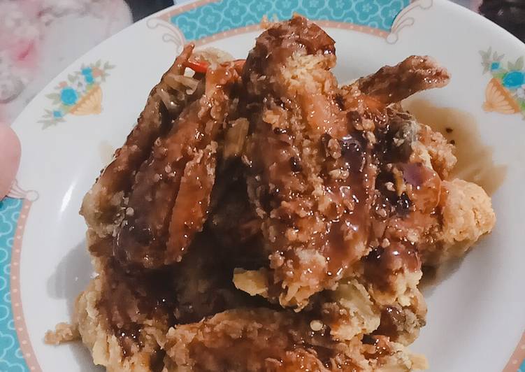 Resep Chicken Crispy Blackpepper, Bisa Manjain Lidah