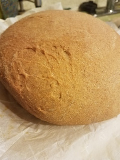 A picture of JP's whole wheat bread.
