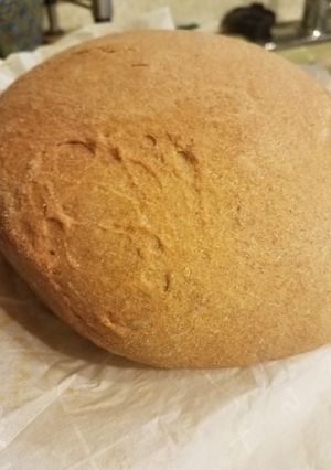 A picture of JP's whole wheat bread.